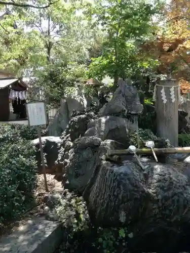 松戸神社の手水舎