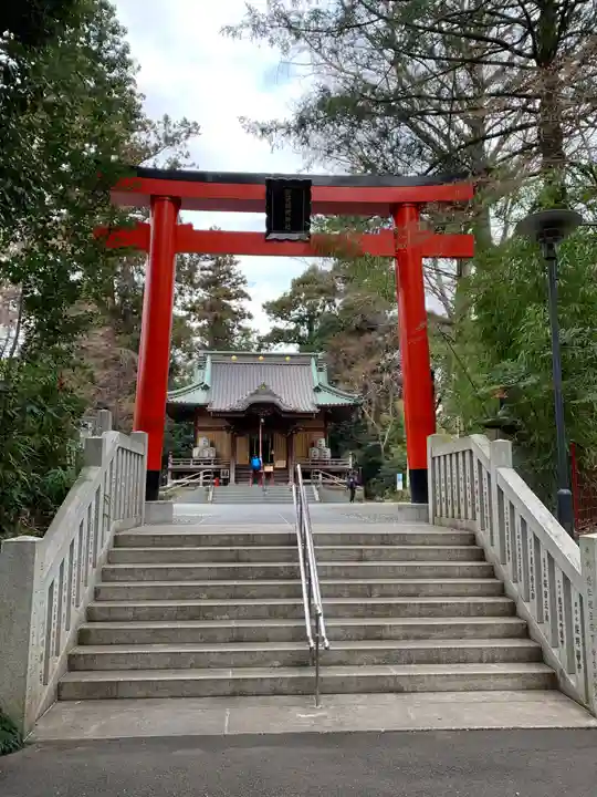 白笹稲荷神社の鳥居