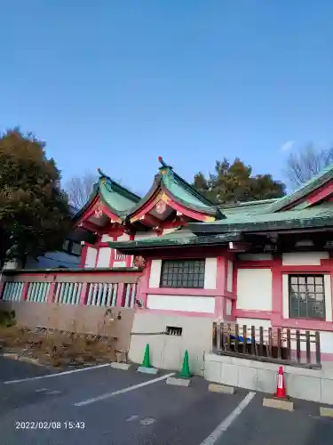 市谷亀岡八幡宮の本殿・本堂