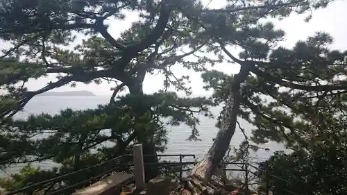 八百富神社の庭園