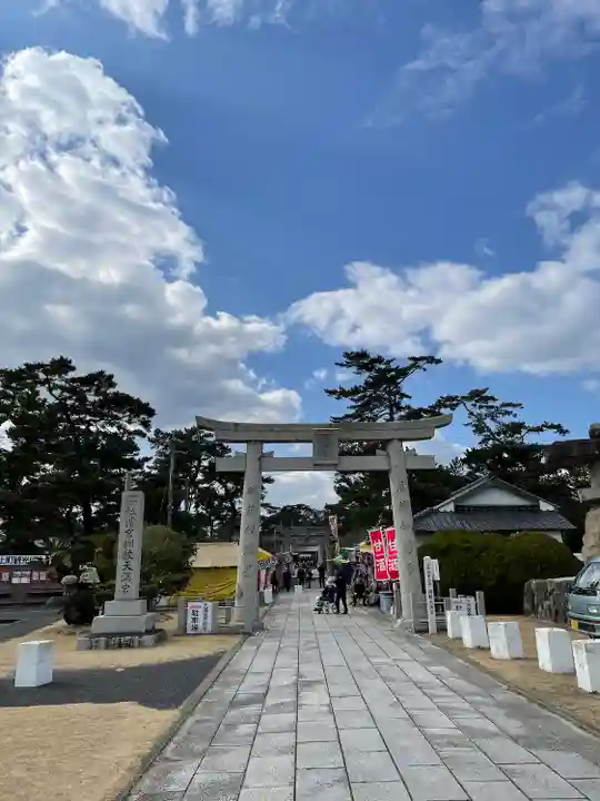 綱敷天満宮の鳥居