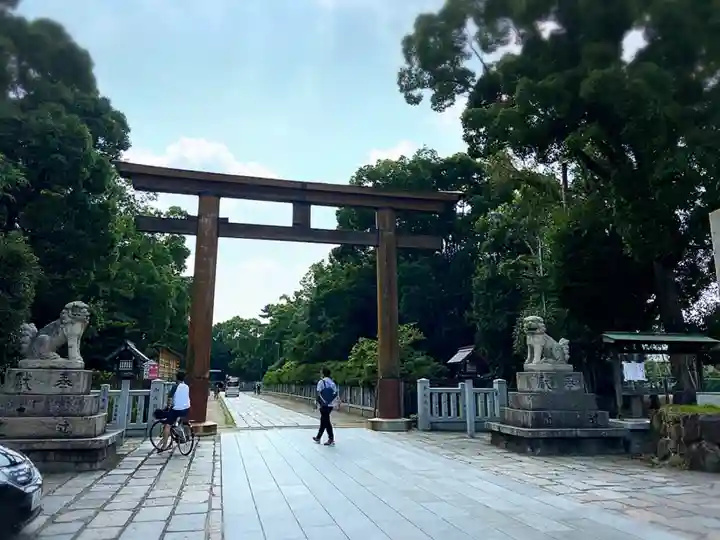 和泉國一之宮 大鳥大社の鳥居