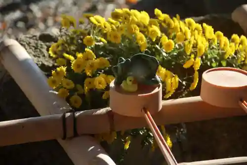 阿久津「田村神社」（郡山市阿久津町）旧社名：伊豆箱根三嶋三社の手水