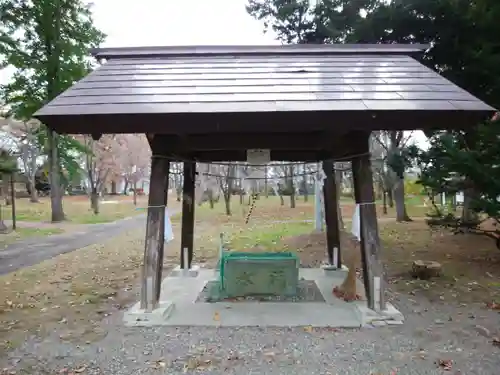 上湧別神社の手水