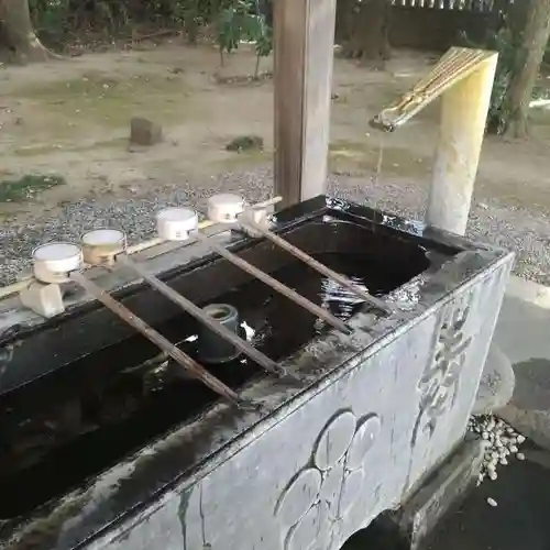 朝日森天満宮の手水舎