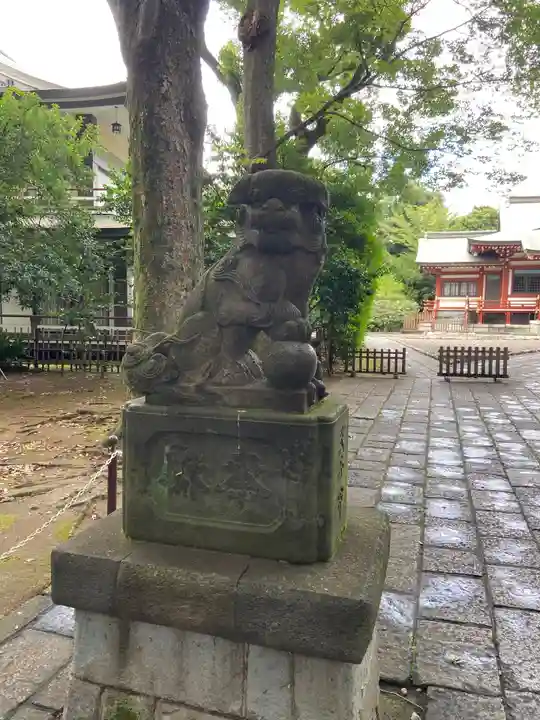 武蔵野八幡宮の狛犬