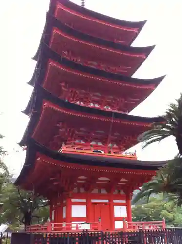 厳島神社の塔