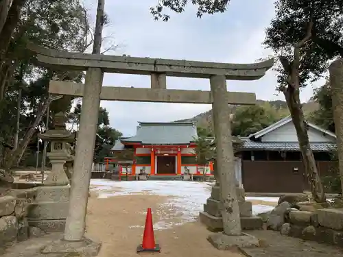 上唐櫃山王神社の鳥居