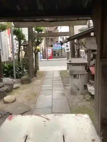 柳里神社の鳥居