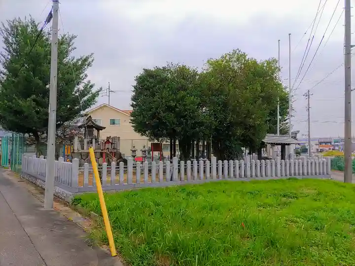 八幡社(丹陽町伝法寺)の自然