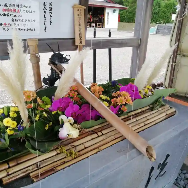 樽前山神社の手水舎