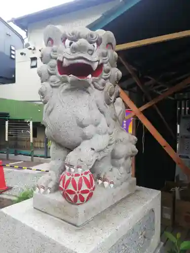 菊名神社の狛犬