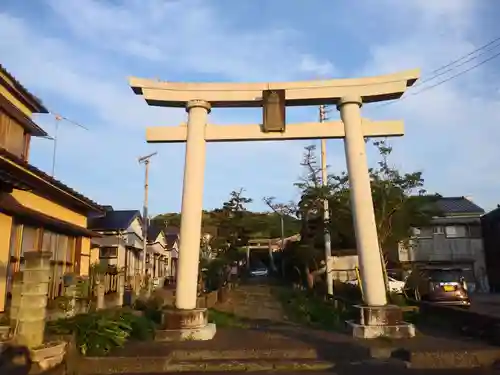 川口神社の鳥居