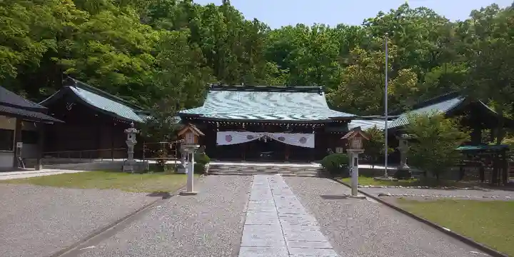 山梨縣護國神社の本殿・本堂