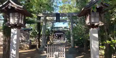 白幡天神社の鳥居