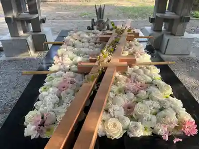 帯廣神社の手水舎