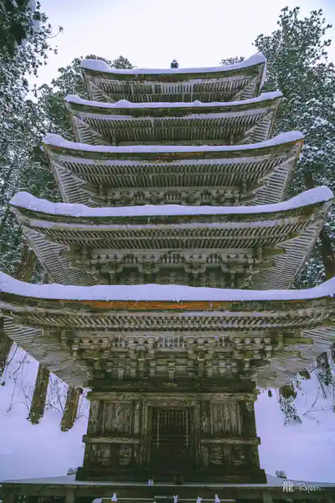 羽黒山五重塔(出羽三山神社)(山形県)