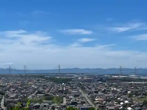 人見神社の景色