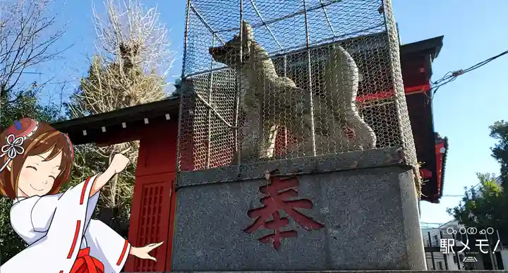 三谷稲荷神社の狛犬