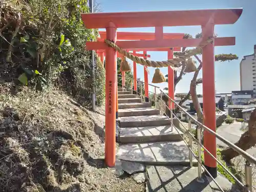 荒熊神社の鳥居