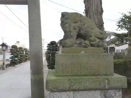 黒磯神社の狛犬