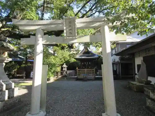 闘鶏神社の鳥居