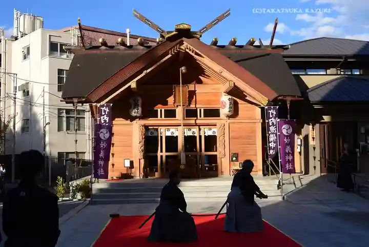 駒込妙義神社の本殿・本堂