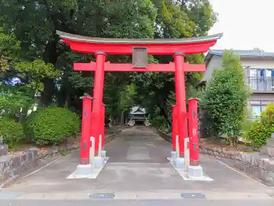 南外山八幡社の鳥居