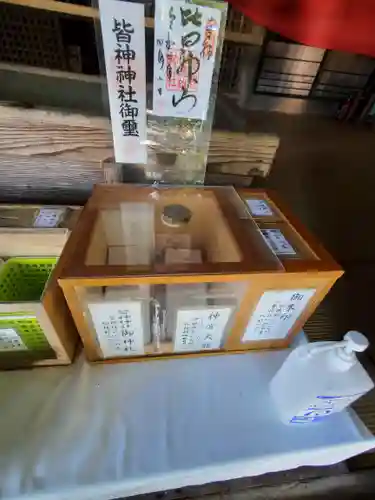 皆神神社の御朱印