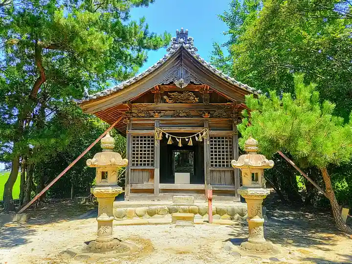 八幡社(落合八幡社)の本殿・本堂