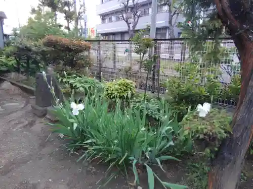 稲荷神社の庭園