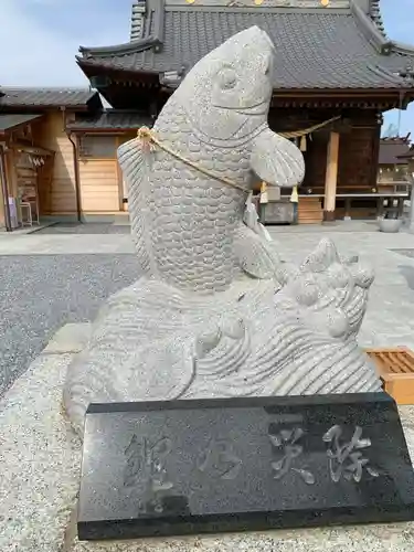 栗橋八坂神社の狛犬