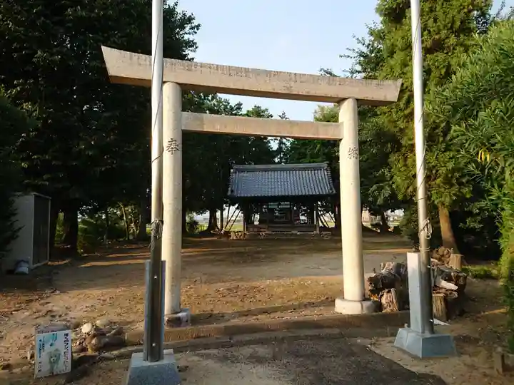 神明社(大屋敷)の鳥居
