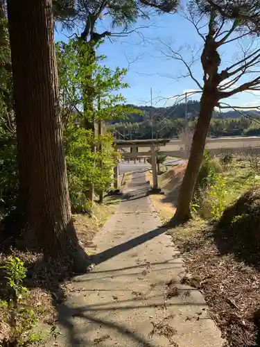 八幡神社の景色