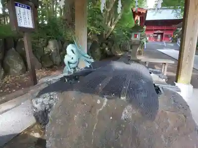 富士山東口本宮 冨士浅間神社の手水舎