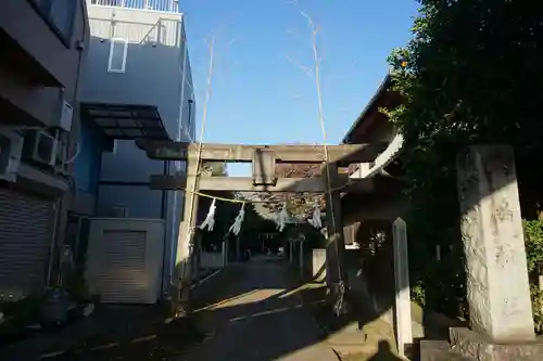 下石原八幡神社の鳥居