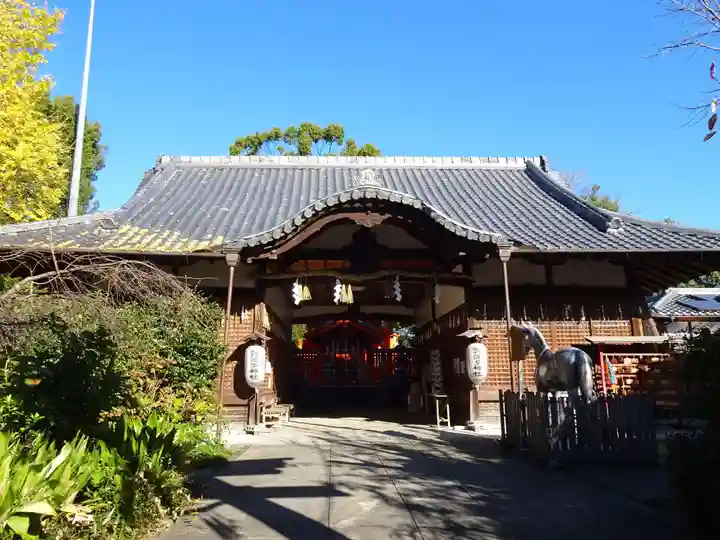 許波多神社(五ケ庄鎮座)の本殿・本堂