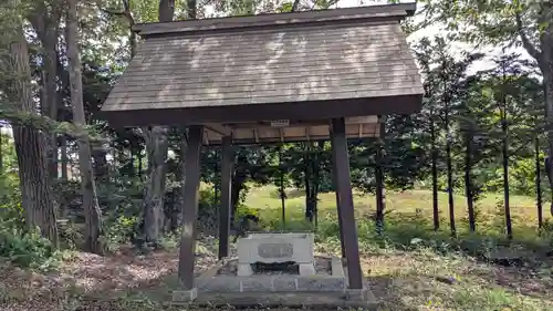 上士幌神社の手水舎