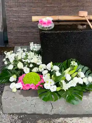 上尾御嶽神社の手水舎