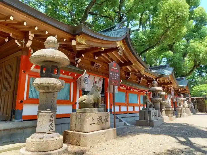 杭全神社の本殿・本堂