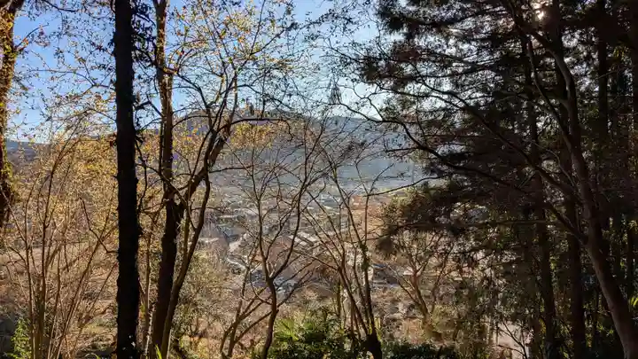 摩利支天堂の景色