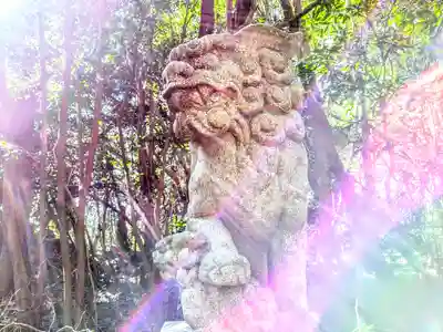 白山社(桧原白山社)の狛犬