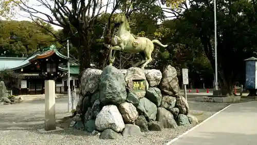 真清田神社の狛犬