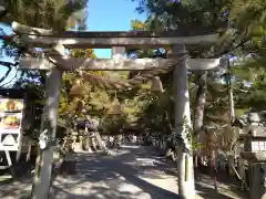 建部大社の鳥居