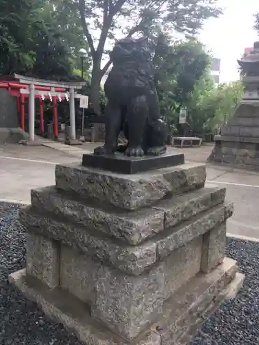 鳩森八幡神社の狛犬