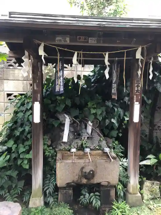 四谷於岩稲荷田宮神社の手水舎