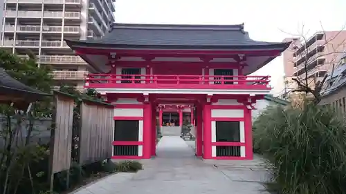 成子天神社の山門・神門