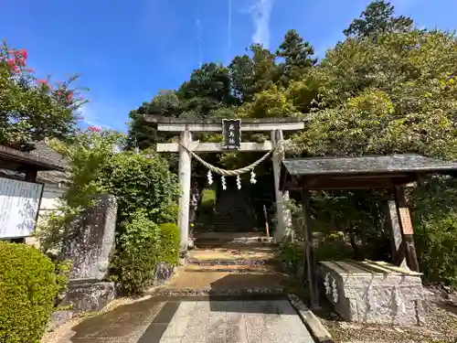 飛鳥坐神社の鳥居