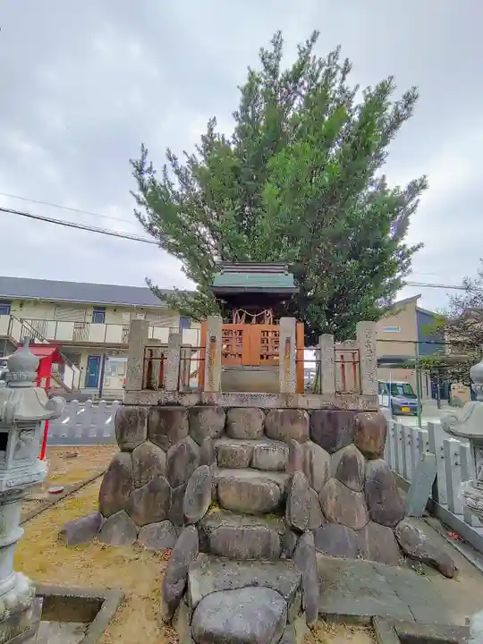 八幡社(丹陽町伝法寺)の本殿・本堂