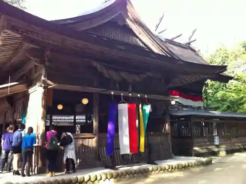 玉作湯神社の本殿